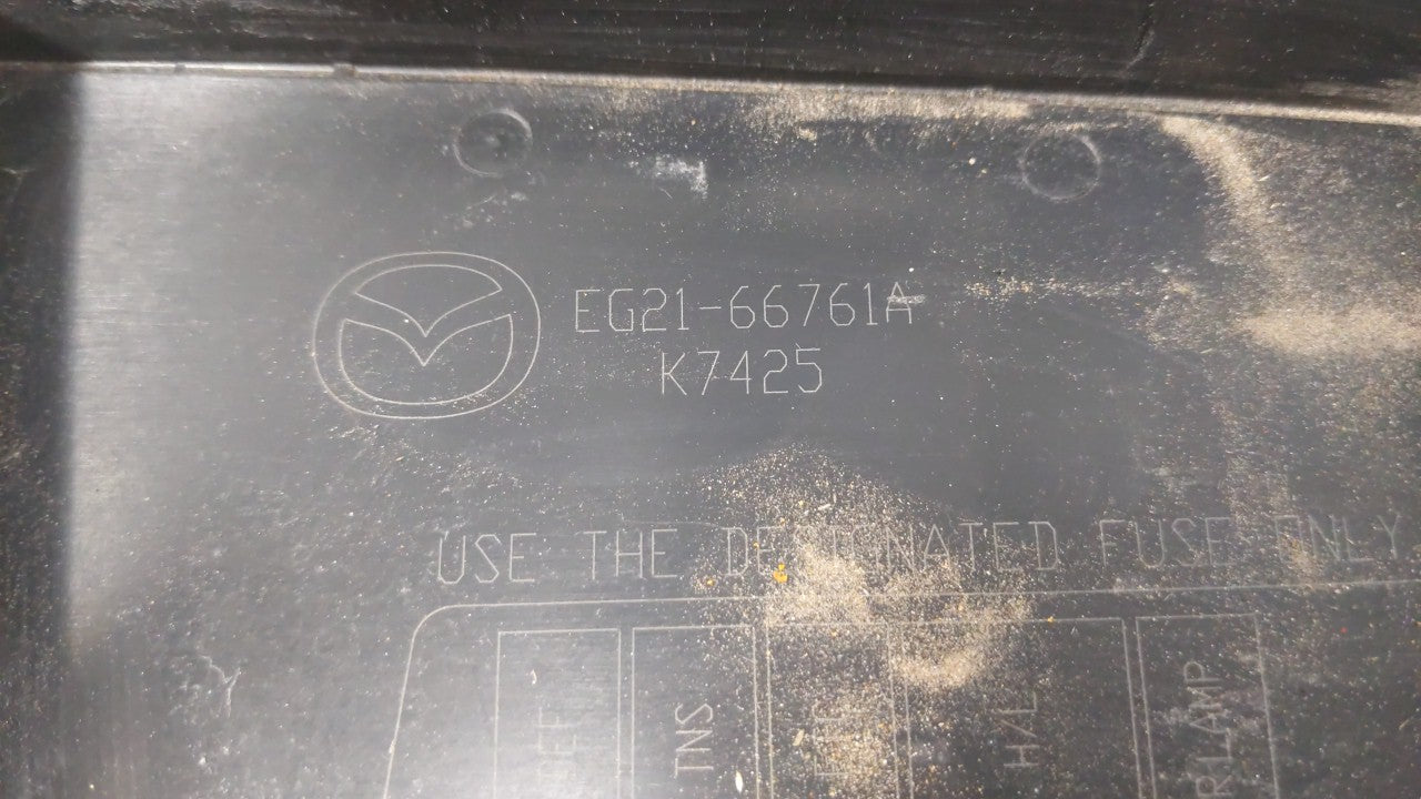 2007-2009 Mazda Cx-7 Fusebox Fuse Box Panel Relay Module P/N:EG21-66767 518818109, EG21-66761A Fits Fits 2007 2008 2009 OEM 