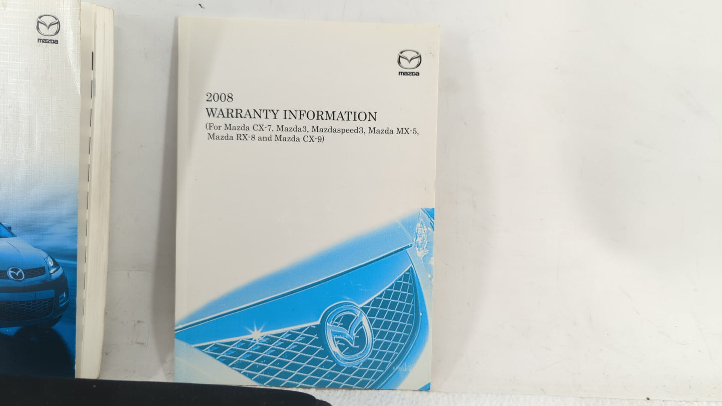 2008 Mazda Cx-7 Owners Manual Book Guide OEM Used Auto Parts - Oemusedautoparts1.com