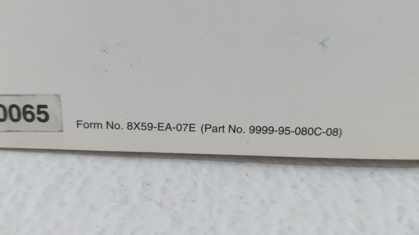 2008 Mazda Cx-7 Owners Manual Book Guide OEM Used Auto Parts - Oemusedautoparts1.com