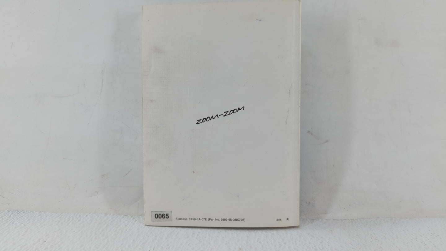 2008 Mazda Cx-7 Owners Manual Book Guide OEM Used Auto Parts - Oemusedautoparts1.com