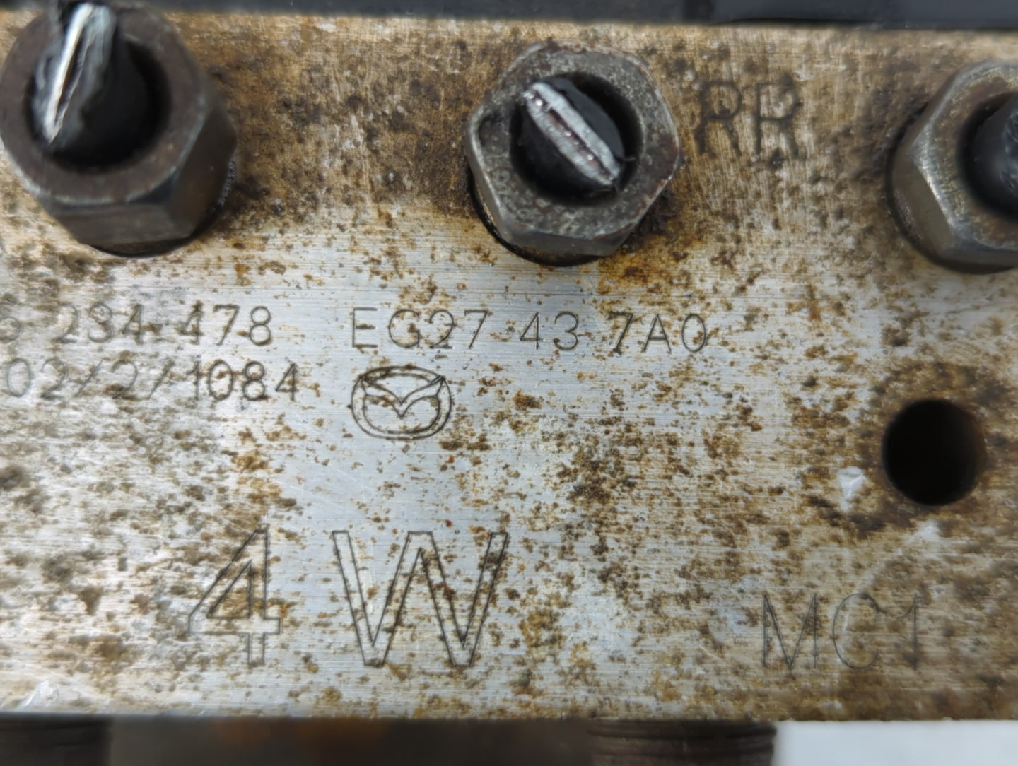 2007-2009 Mazda Cx-7 ABS Pump Control Module Replacement P/N:EG27 43 7A0 Fits Fits 2007 2008 2009 OEM Used Auto Parts - Oemu