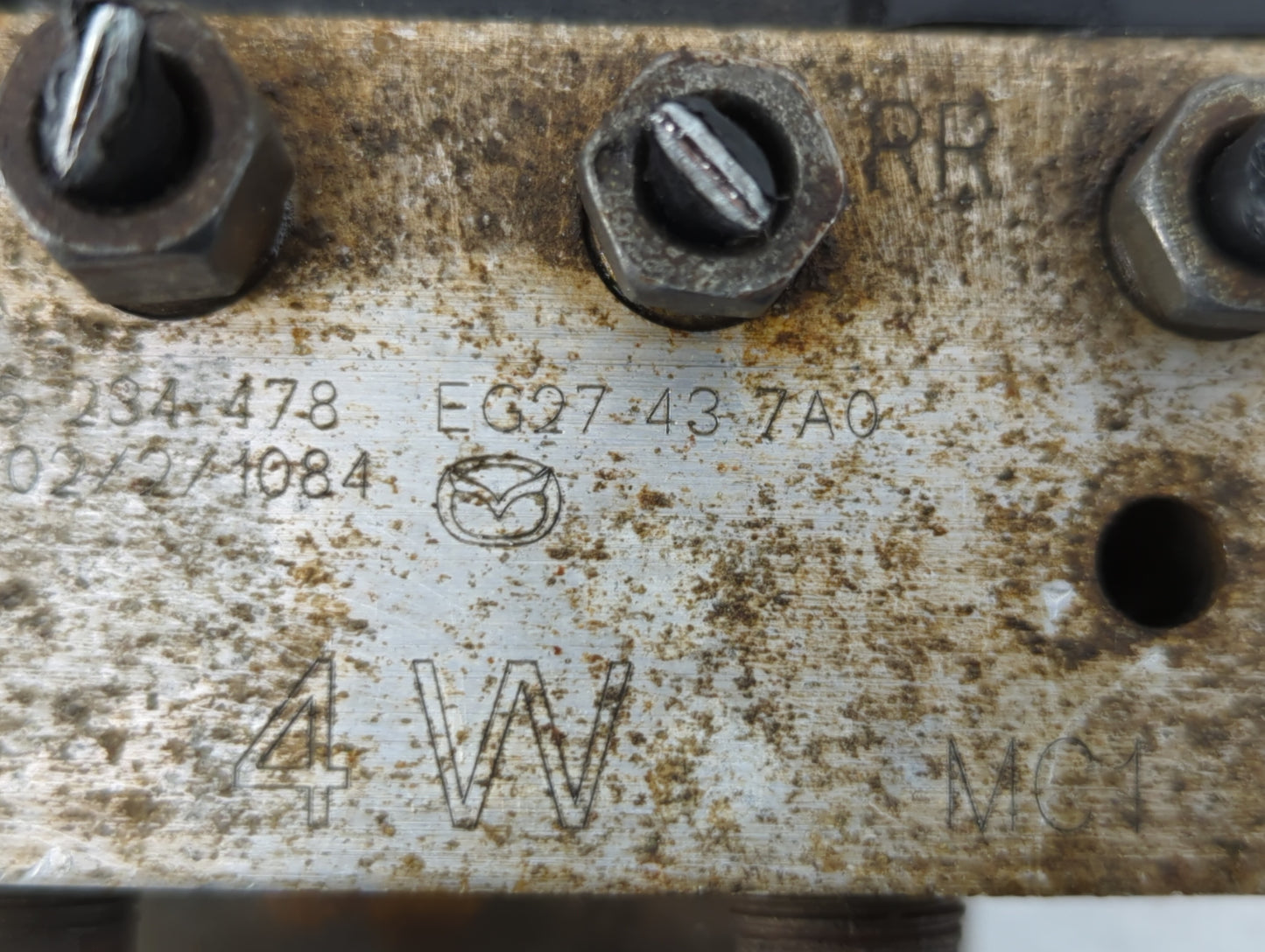 2007-2009 Mazda Cx-7 ABS Pump Control Module Replacement P/N:EG27 43 7A0 Fits Fits 2007 2008 2009 OEM Used Auto Parts - Oemu