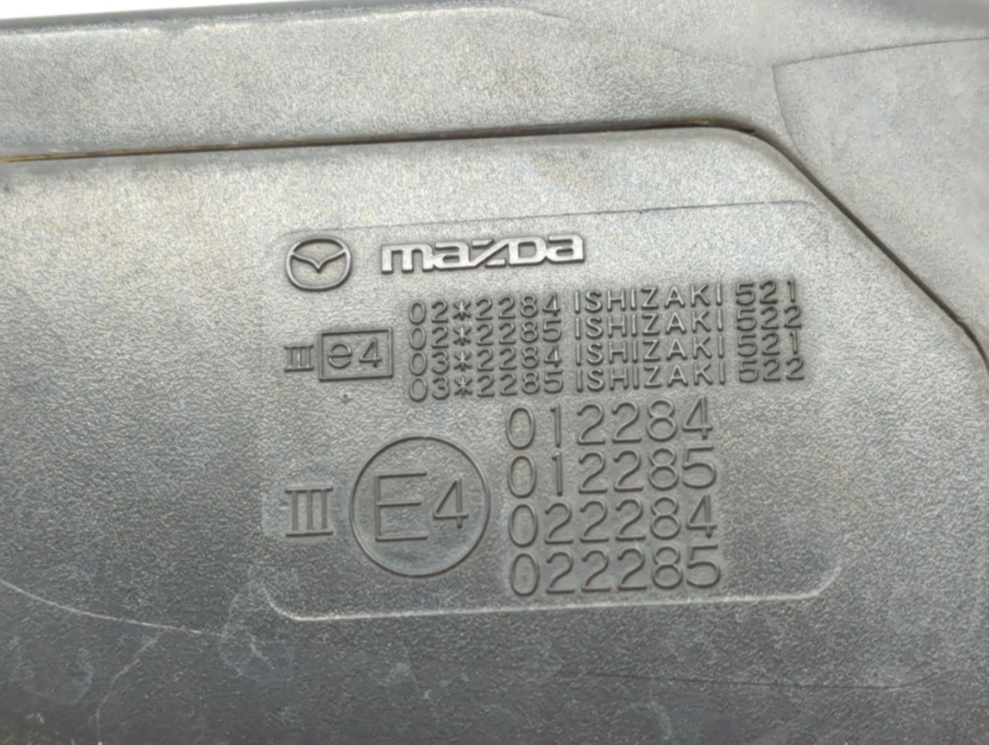 2007-2009 Mazda Cx-7 Side Mirror Replacement Driver Left View Door Mirror P/N:E4012284 Fits Fits 2007 2008 2009 OEM Used Aut