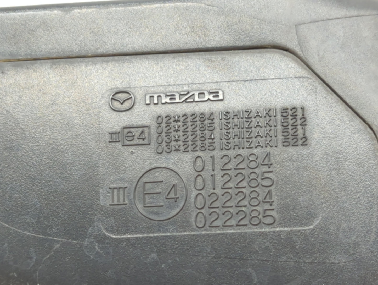 2007-2009 Mazda Cx-7 Side Mirror Replacement Driver Left View Door Mirror P/N:E4012284 Fits Fits 2007 2008 2009 OEM Used Aut