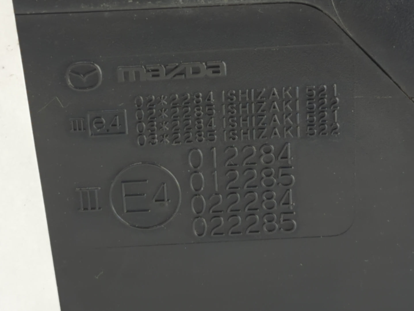 2007-2009 Mazda Cx-7 Side Mirror Replacement Driver Left View Door Mirror P/N:E4012284 Fits Fits 2007 2008 2009 OEM Used Aut
