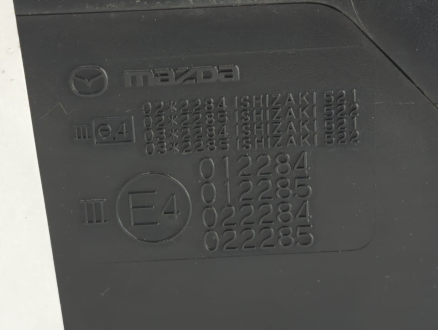 2007-2009 Mazda Cx-7 Side Mirror Replacement Driver Left View Door Mirror P/N:E4012284 Fits Fits 2007 2008 2009 OEM Used Aut