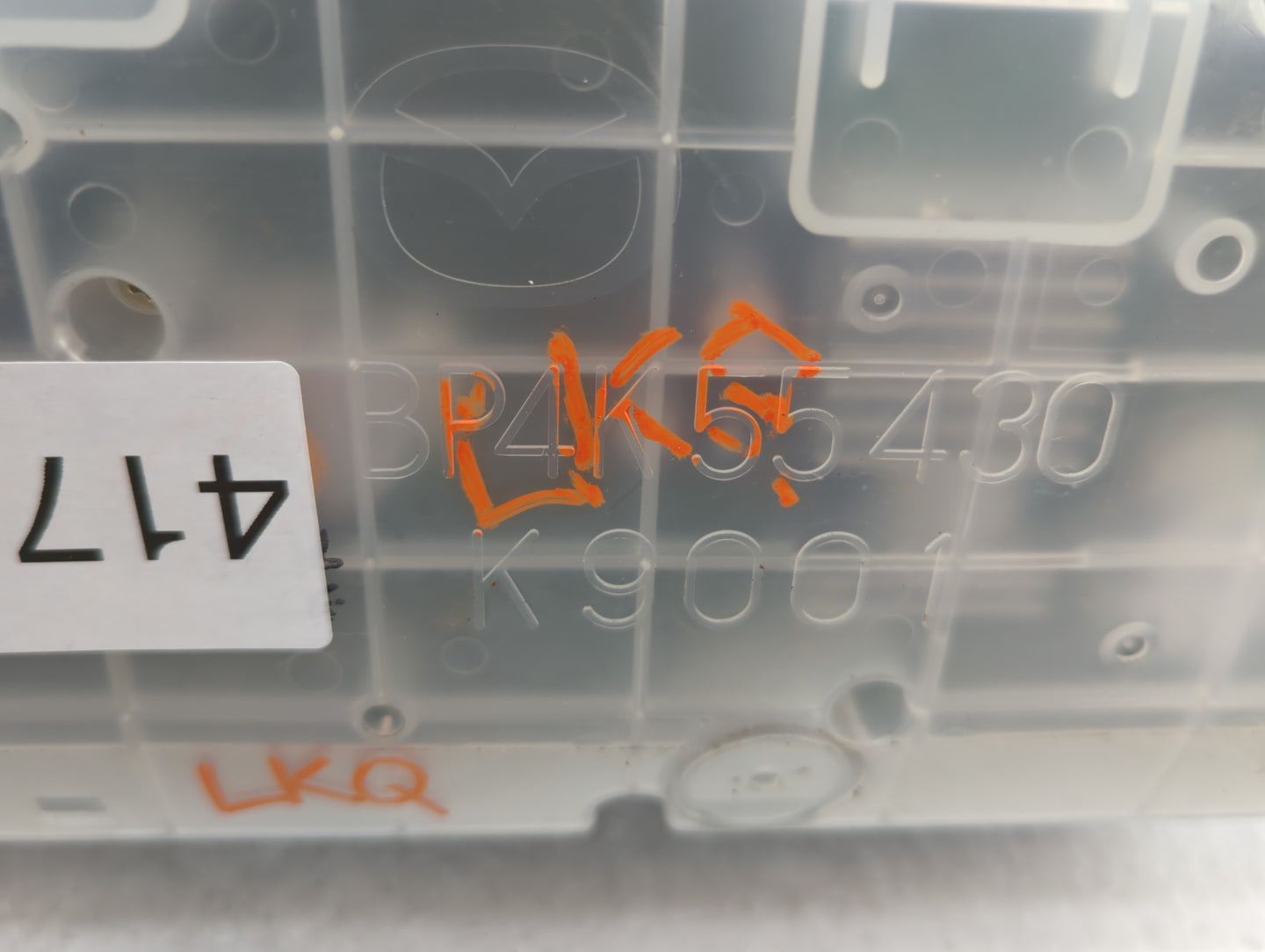 2007-2009 Mazda Cx-7 Instrument Cluster Speedometer Gauges P/N:BP4K55430 EA EG21 C, 8P4K55430, EA EG21 D Fits Fits 2007 2008