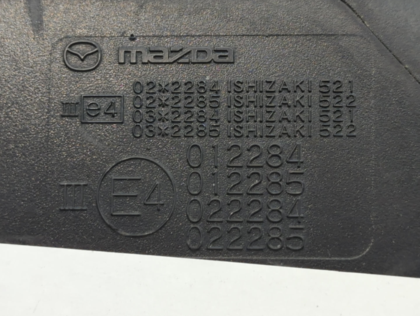 2007-2009 Mazda Cx-7 Side Mirror Replacement Driver Left View Door Mirror P/N:E4012284 Fits Fits 2007 2008 2009 OEM Used Aut