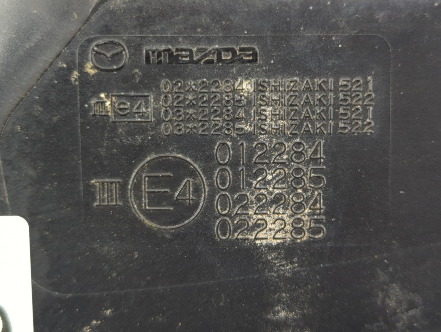 2007-2009 Mazda Cx-7 Side Mirror Replacement Driver Left View Door Mirror P/N:E4012284 Fits Fits 2007 2008 2009 OEM Used Aut