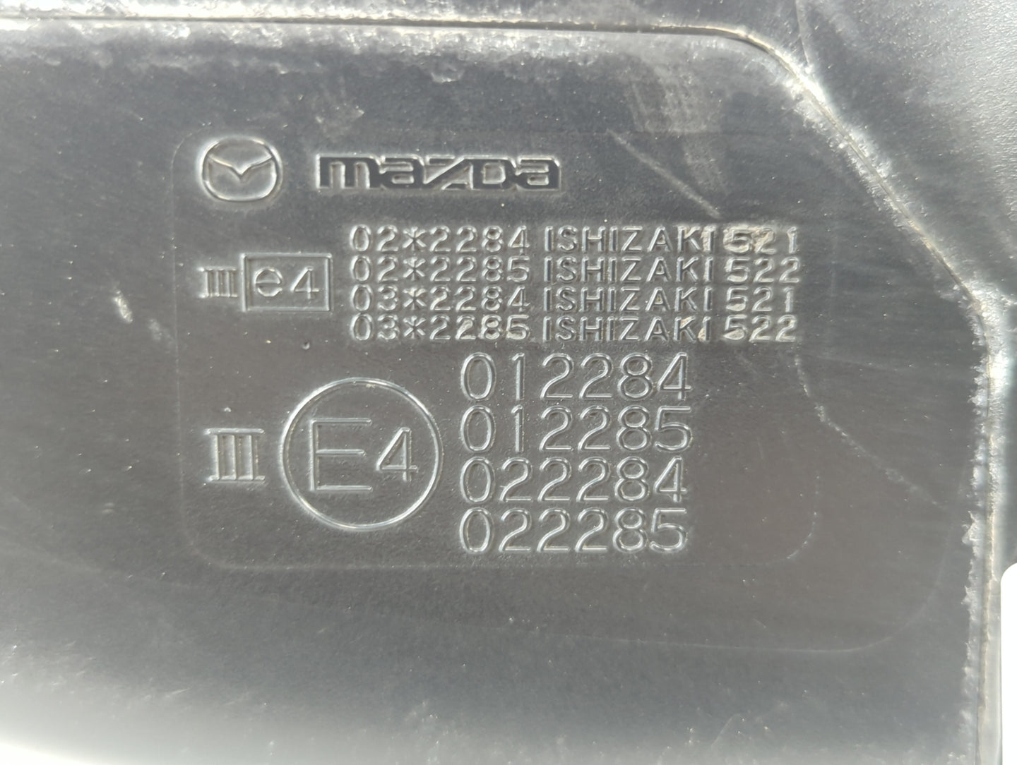 2007-2009 Mazda Cx-7 Driver Side View Mirror - Left Door Mirror OEM Used - Oemusedautoparts1.com