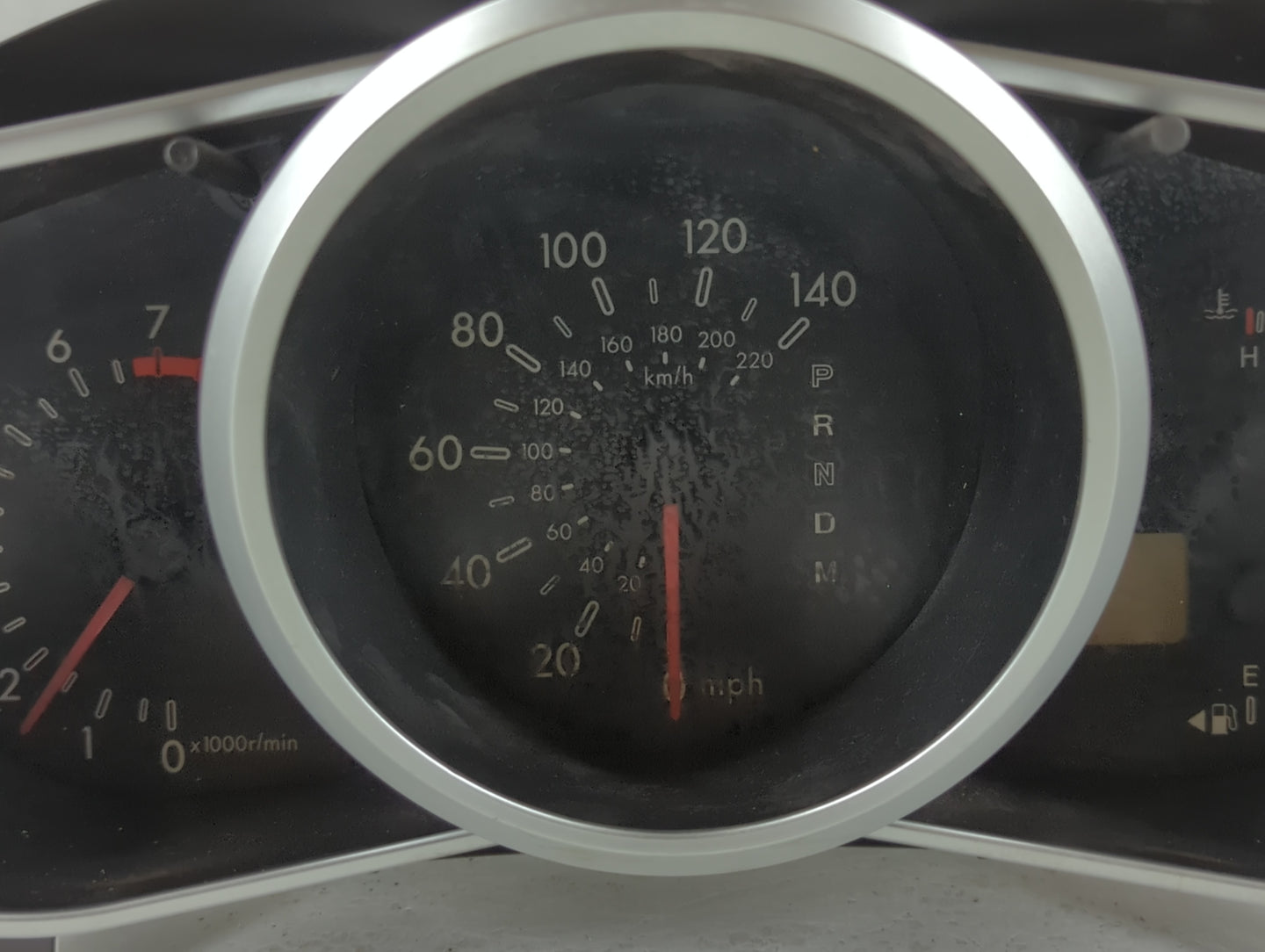 2007-2009 Mazda Cx-7 Instrument Cluster Speedometer Gauges P/N:K900 BP4K55430 Fits Fits 2007 2008 2009 OEM Used Auto Parts -
