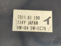 2007-2009 Mazda Cx-9 Climate Control Module Temperature AC/Heater Replacement P/N:TD11 61 190 Fits Fits 2007 2008 2009 OEM U
