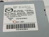 2007-2008 Mazda Cx-9 Radio AM FM Cd Player Receiver Replacement P/N:TD14 66 DV0A Fits Fits 2007 2008 OEM Used Auto Parts - O
