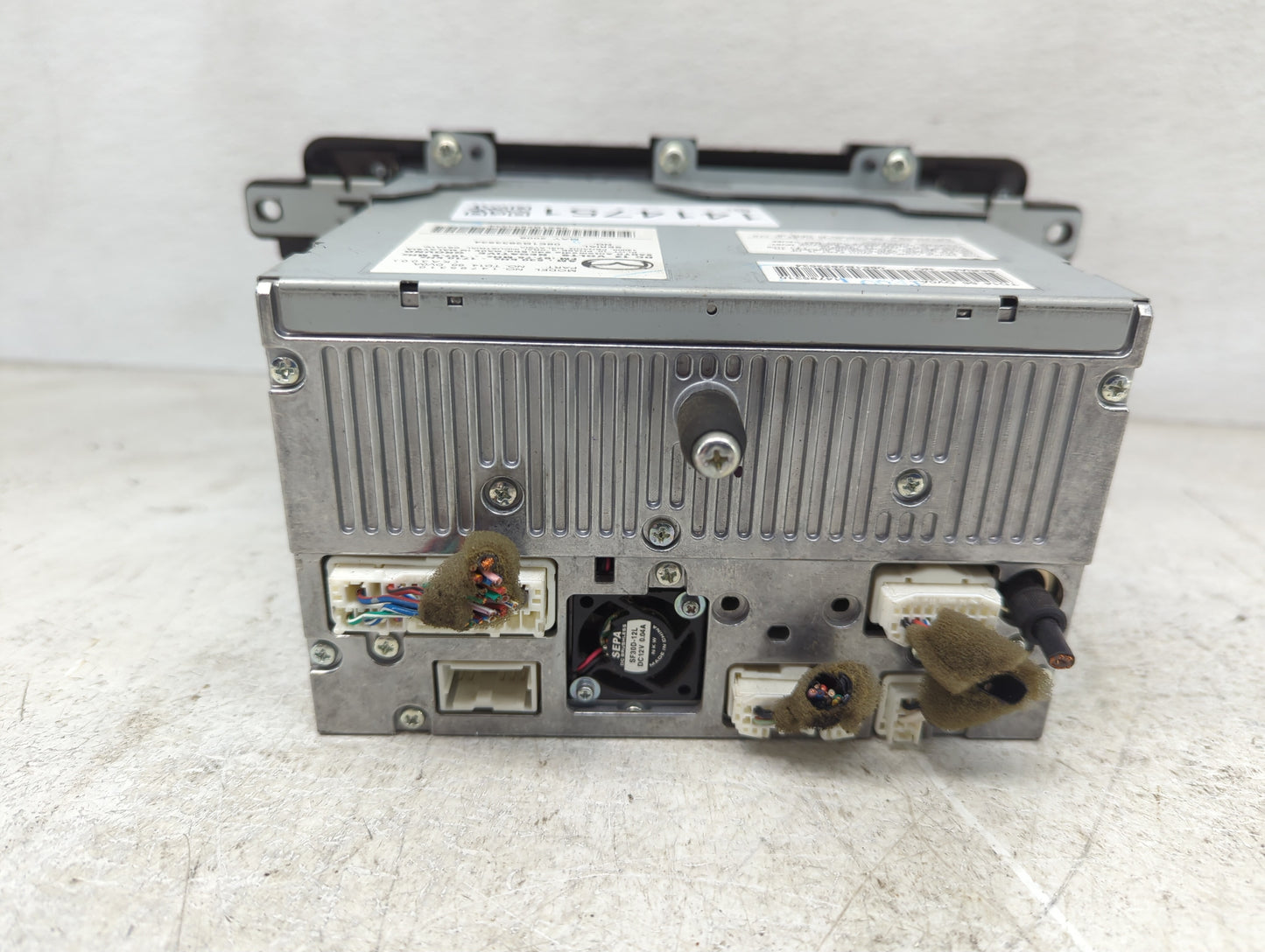 2007-2008 Mazda Cx-9 Radio AM FM Cd Player Receiver Replacement P/N:TD14 66 DV0A Fits Fits 2007 2008 OEM Used Auto Parts - O