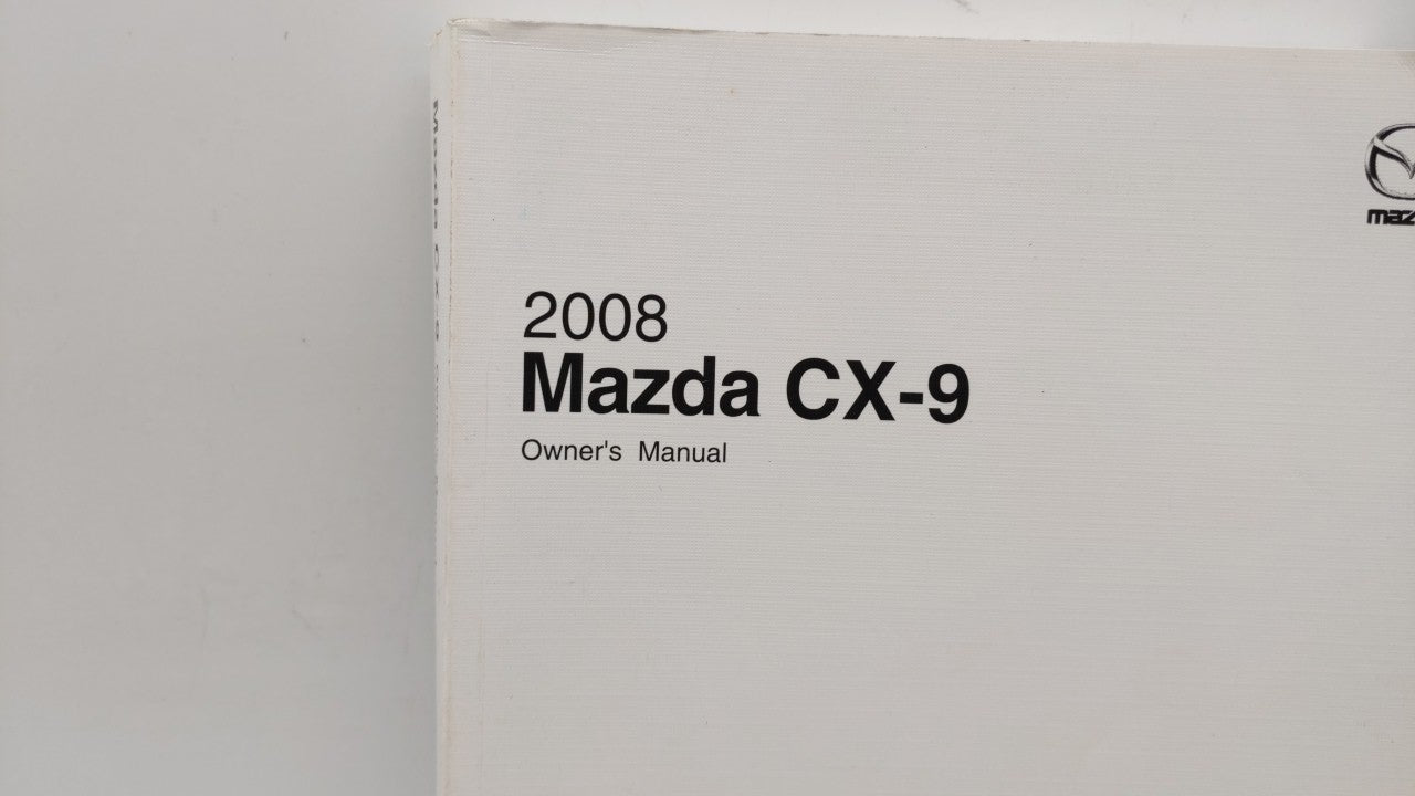 2008 Mazda Cx-9 Owners Manual Book Guide OEM Used Auto Parts - Oemusedautoparts1.com