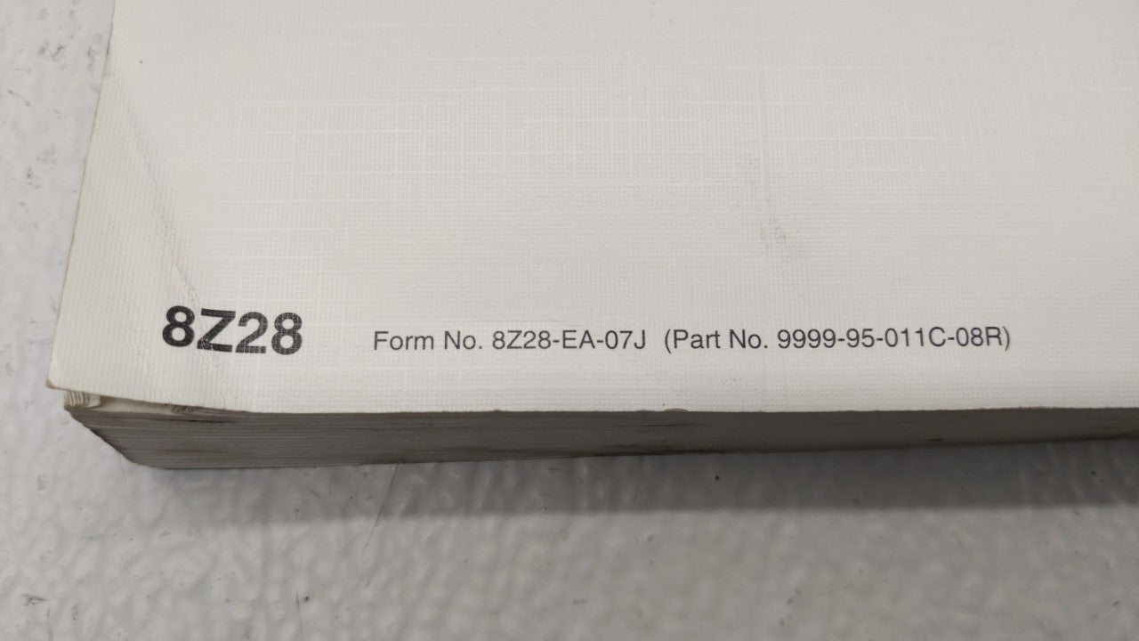 2008 Mazda Cx-9 Owners Manual Book Guide OEM Used Auto Parts - Oemusedautoparts1.com