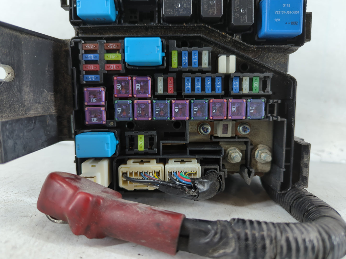 2007-2009 Mazda Cx-9 Fusebox Fuse Box Panel Relay Module P/N:PP-T20 K5458 Fits Fits 2007 2008 2009 OEM Used Auto Parts - Oem