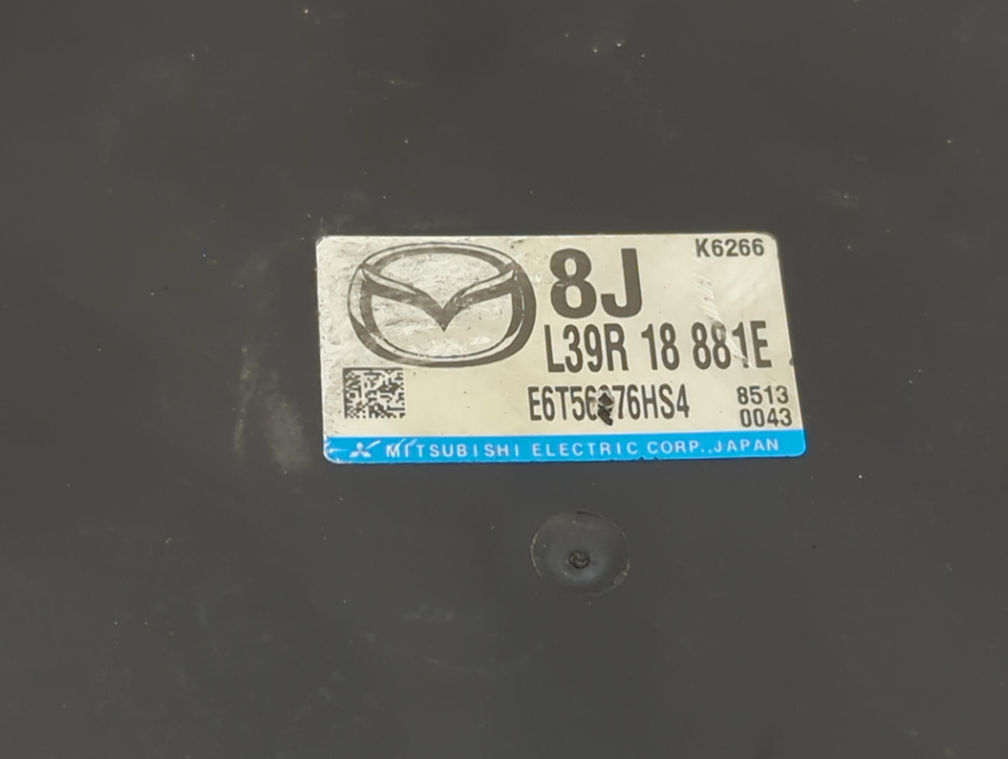 2008 Mazda Mazda3 PCM Engine Control Computer ECU ECM PCU OEM P/N:L39R18881E E6T56676HS4 Fits Fits 2007 OEM Used Auto Parts 