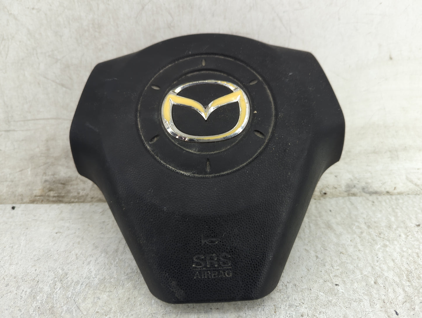2008 Mazda Mazda3 Air Bag Driver Left Steering Wheel Mounted Black - Oemusedautoparts1.com