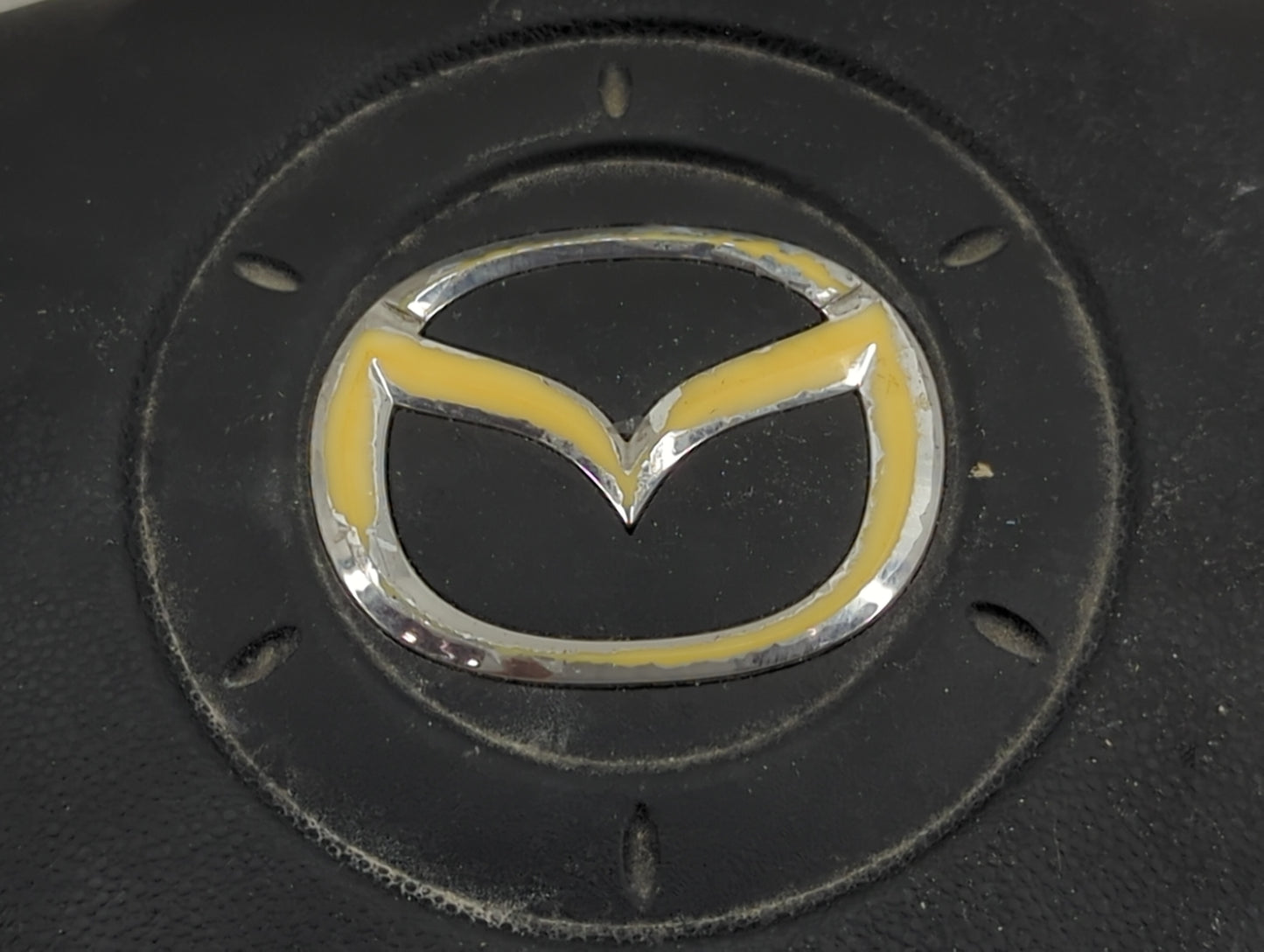 2008 Mazda Mazda3 Air Bag Driver Left Steering Wheel Mounted Black - Oemusedautoparts1.com