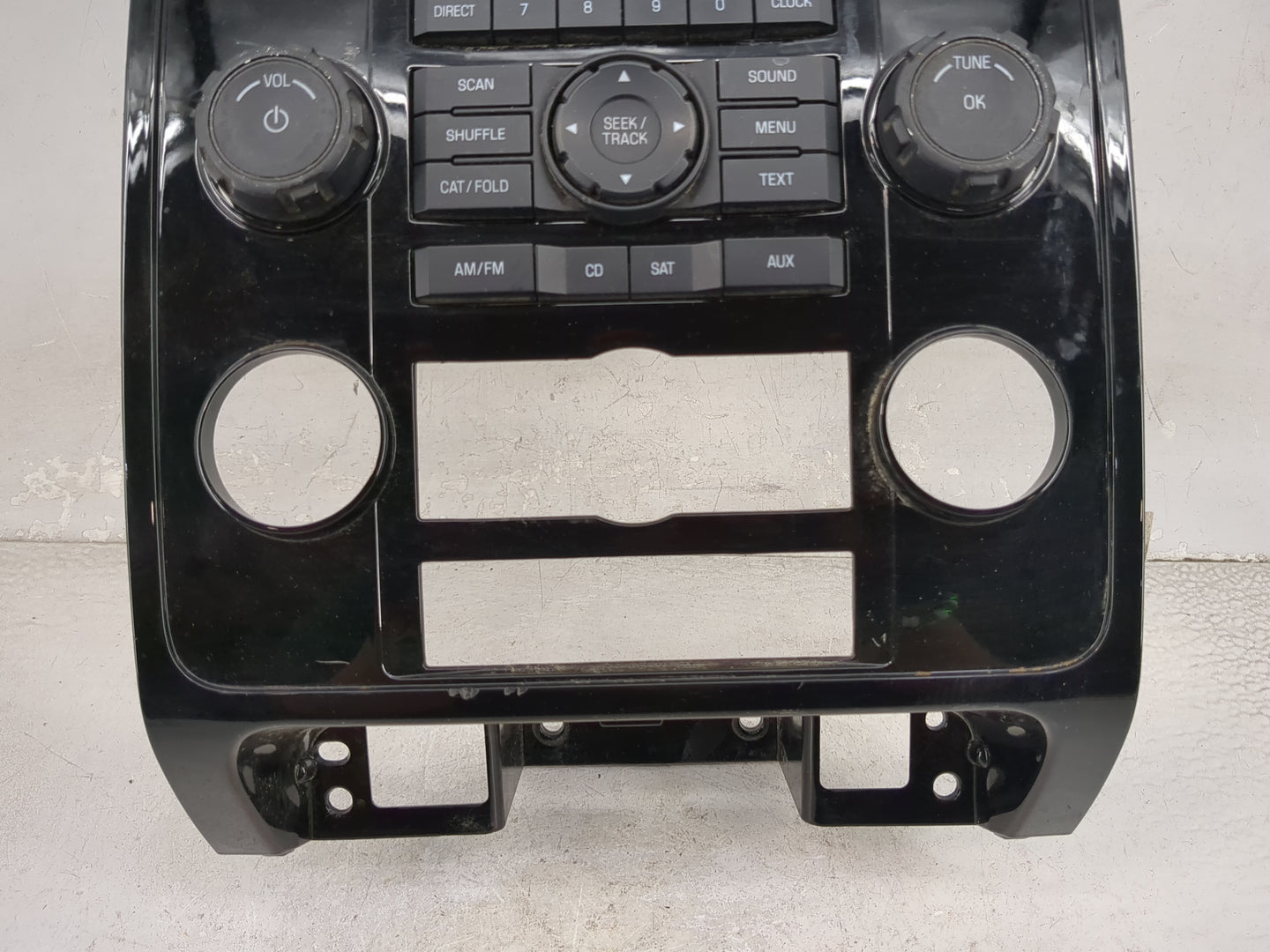 2008-2008 Mazda Tribute Radio Control Panel Black - Oemusedautoparts1.com