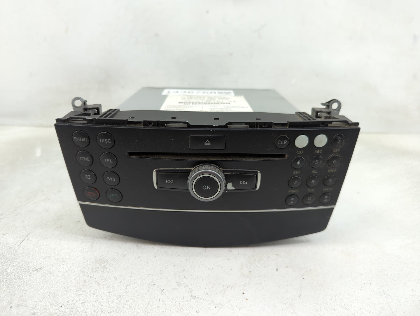 2008 Mercedes-Benz C-Class Radio AM FM Cd Player Receiver Replacement P/N:A2048700794 A2048700389, A0004429260, CQ-JP1660G F