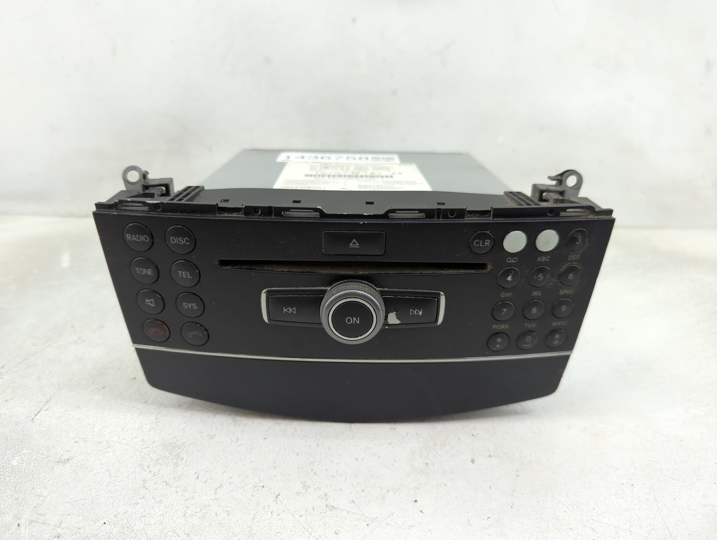2008 Mercedes-Benz C-Class Radio AM FM Cd Player Receiver Replacement P/N:A2048700794 A2048700389, A0004429260, CQ-JP1660G F