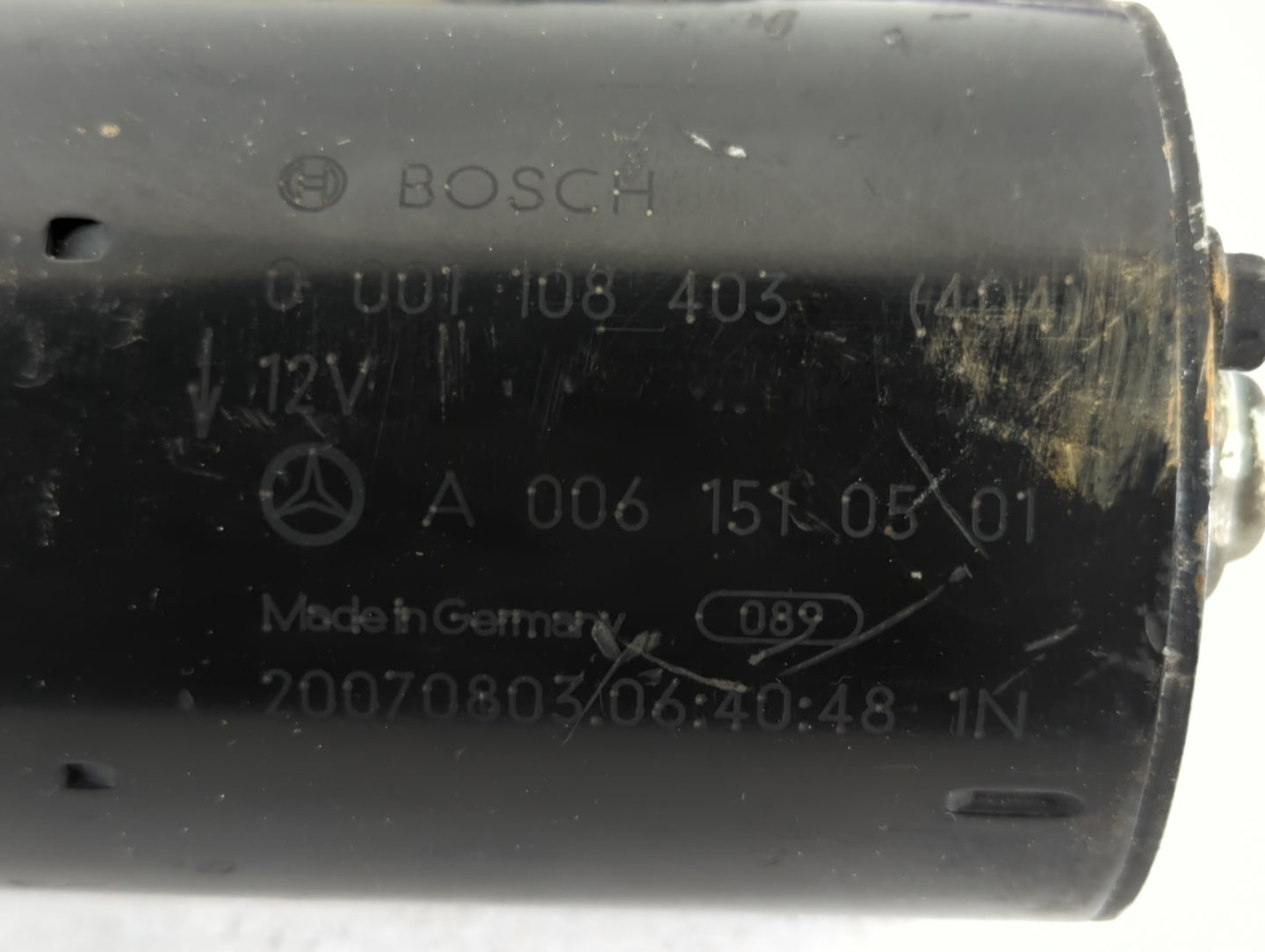 2006-2009 Mercedes-Benz C230 Car Starter Motor Solenoid OEM P/N:A 0061510501 A 006 151 05 01 Fits Fits 2005 2006 2007 2008 2