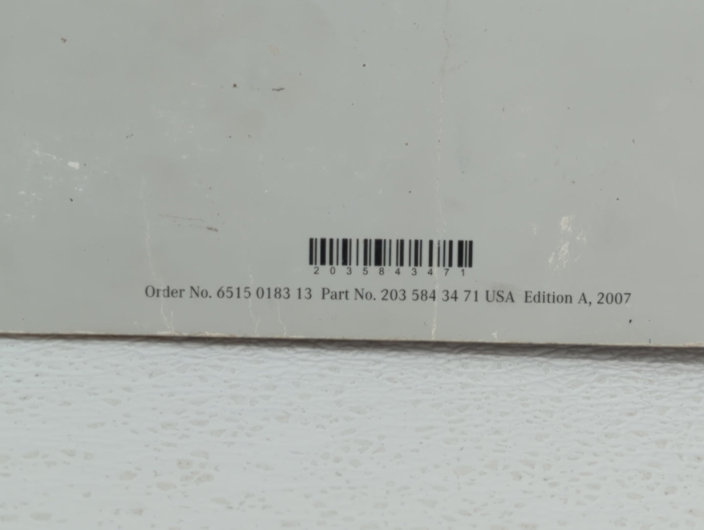 2008 Mercedes-Benz C250 Owners Manual Book Guide OEM Used Auto Parts - Oemusedautoparts1.com