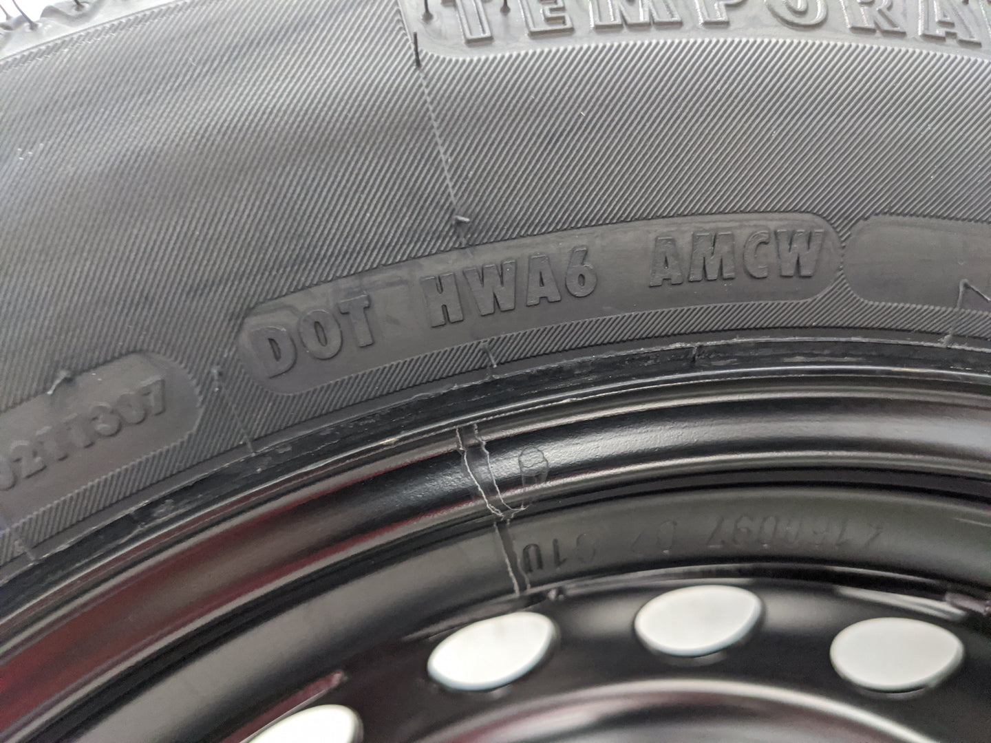 2008-2013 Mercedes-benz C300 Spare Donut Tire Wheel Rim Oem - Oemusedautoparts1.com