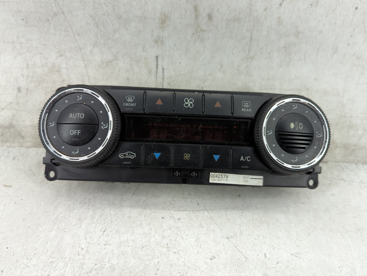 2007-2009 Mercedes-Benz Clk350 Climate Control Module Temperature AC/Heater Replacement P/N:A 203 830 44 85 Fits OEM Used Au