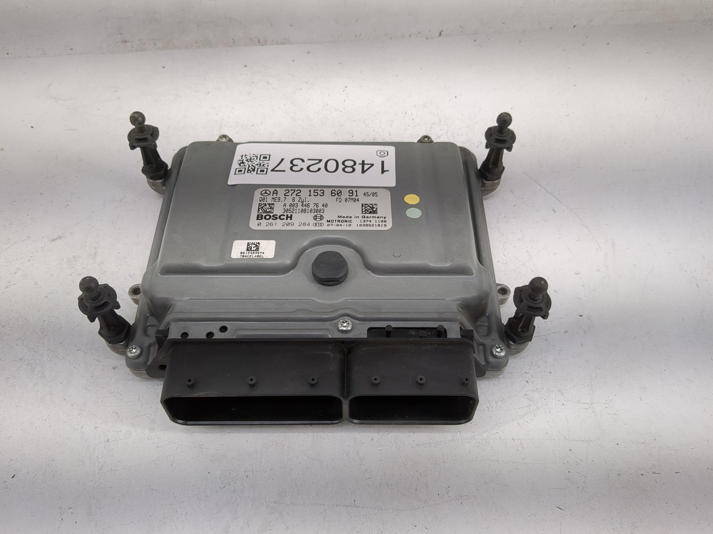 2007-2009 Mercedes-Benz Clk350 PCM Engine Control Computer ECU ECM PCU OEM P/N:A2721536091 0261209284 Fits OEM Used Auto Par