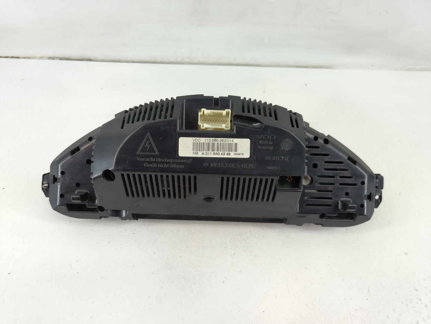 2008 Mercedes-Benz E350 Instrument Cluster Speedometer Gauges P/N:A 211 540 43 38 Fits OEM Used Auto Parts - Oemusedautopart