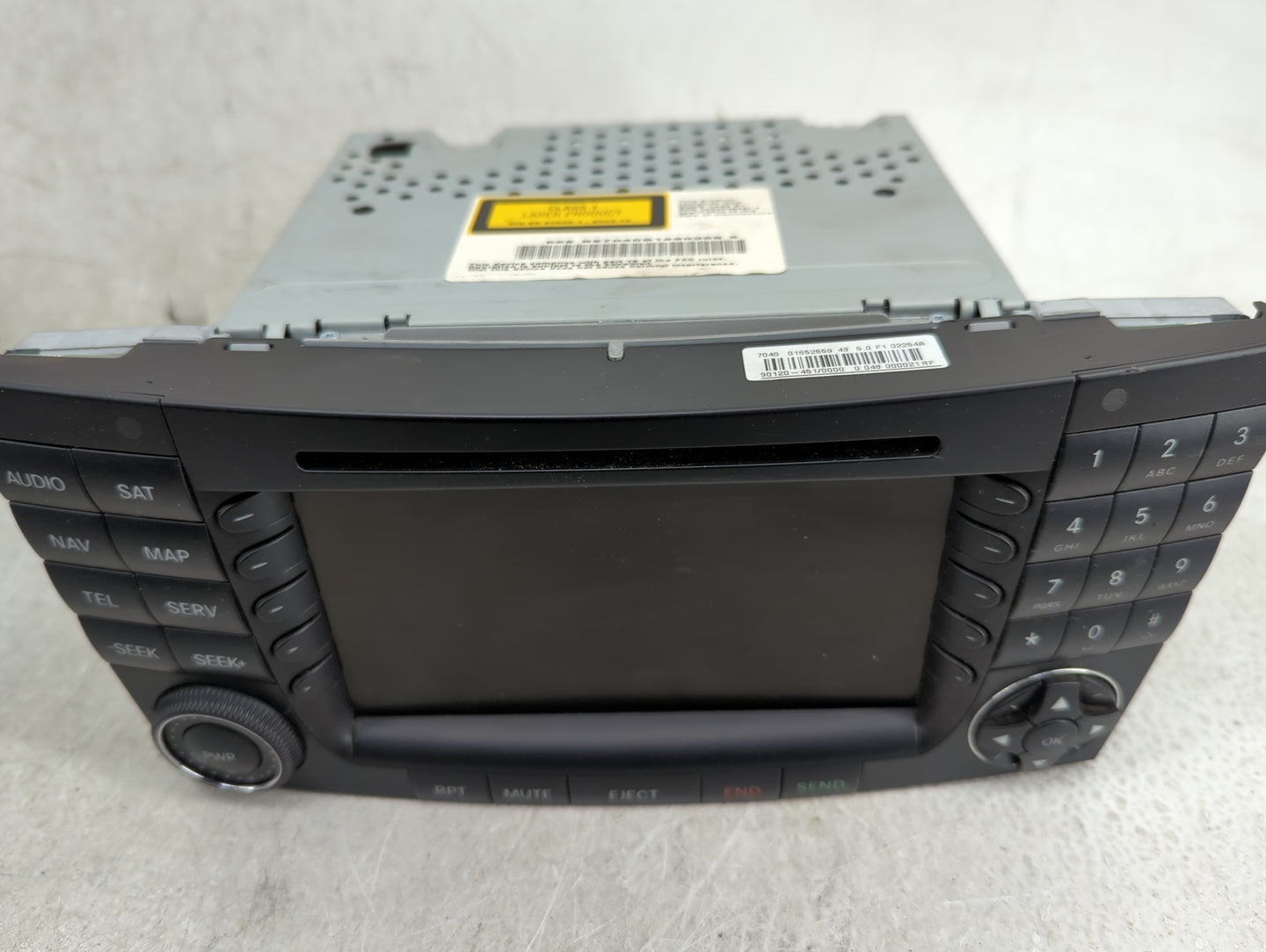 2008 Mercedes-Benz E350 Radio AM FM Cd Player Receiver Replacement P/N:BE7040 A2119060400, B1290355 Fits OEM Used Auto Parts