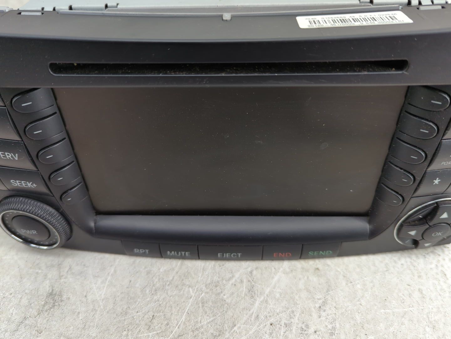 2008 Mercedes-Benz E350 Radio AM FM Cd Player Receiver Replacement P/N:BE7040 A2119060400, B1290355 Fits OEM Used Auto Parts