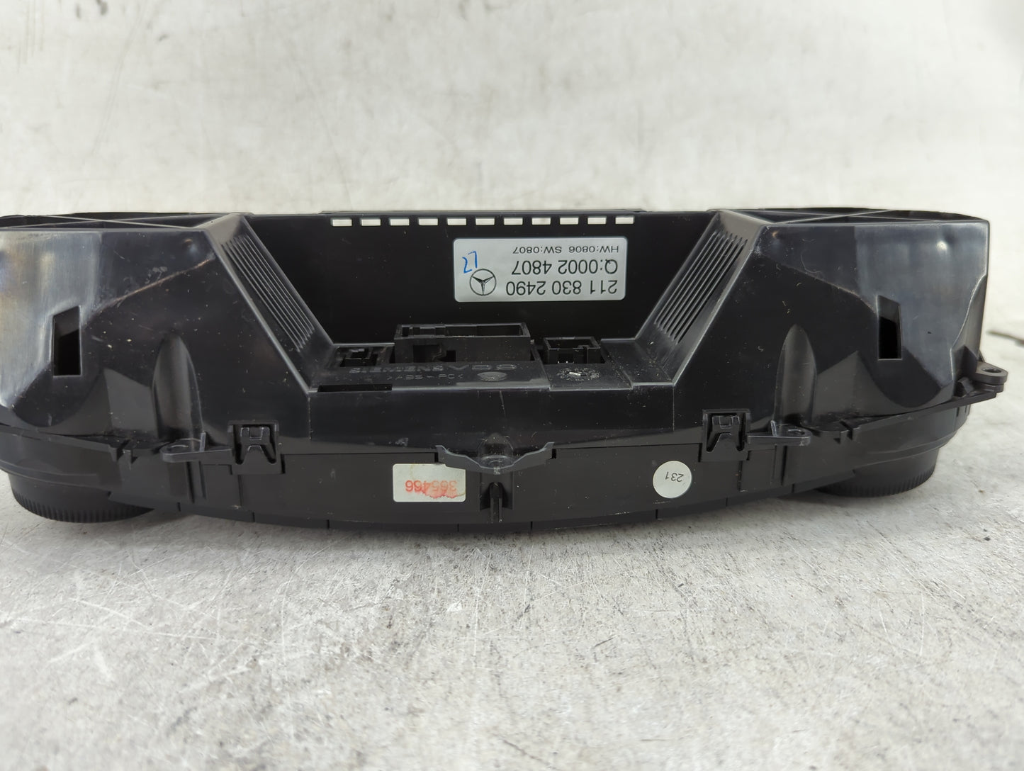 2007-2008 Mercedes-Benz E350 Climate Control Module Temperature AC/Heater Replacement P/N:211 830 2490 Fits Fits 2007 2008 O