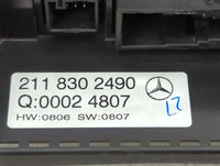 2007-2008 Mercedes-Benz E350 Climate Control Module Temperature AC/Heater Replacement P/N:211 830 2490 Fits Fits 2007 2008 O