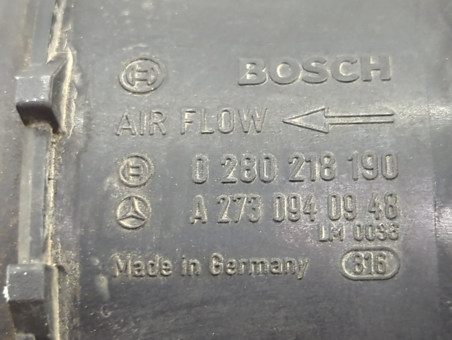 2007-2012 Mercedes-benz Gl450 Mass Air Flow Meter Maf - Oemusedautoparts1.com