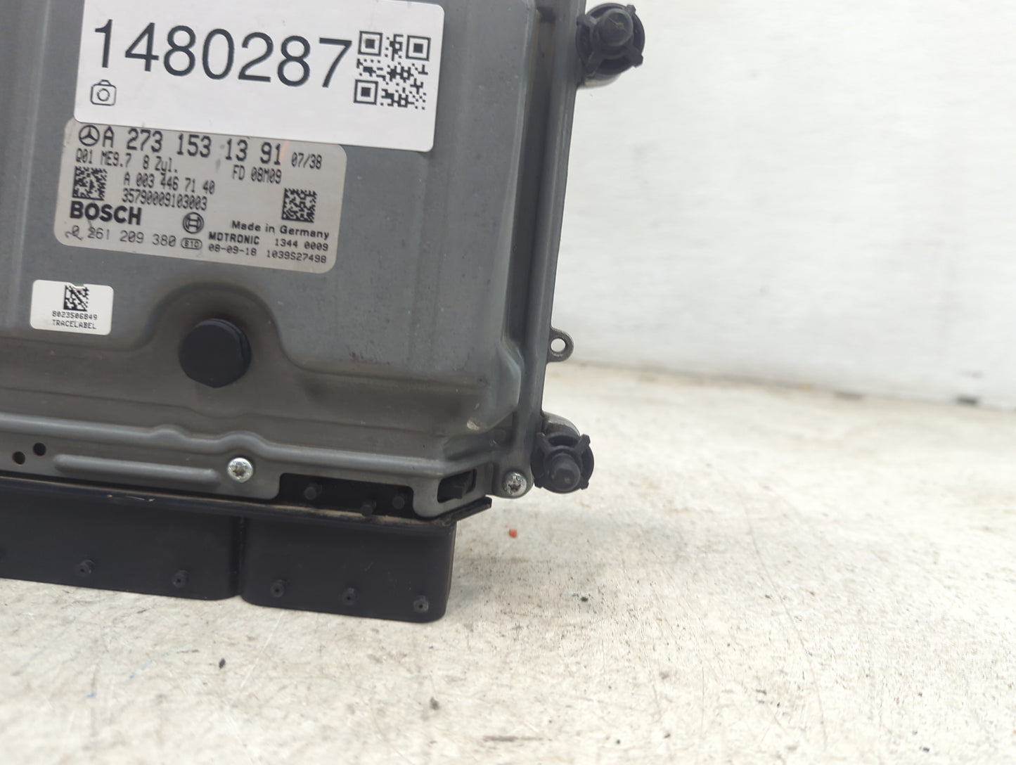 2008 Mercedes-Benz Gl450 PCM Engine Control Computer ECU ECM PCU OEM P/N:A 273 153 13 91 A 003 446 71 40, 0 261 209 380 Fits
