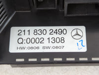2008 Mercedes-Benz Mercedes E-Class Climate Control Module Temperature AC/Heater Replacement P/N:Q:0002 1308 211 830 2490 Fi
