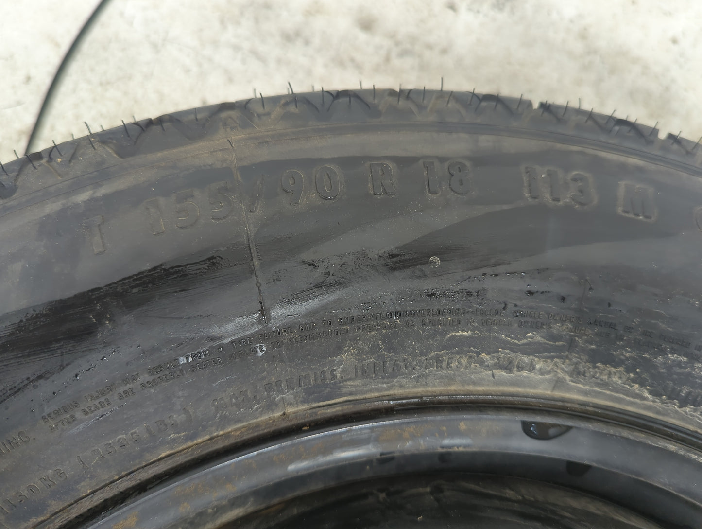 Mercedes-benz Ml Spare Donut Tire Wheel Rim Oem - Oemusedautoparts1.com