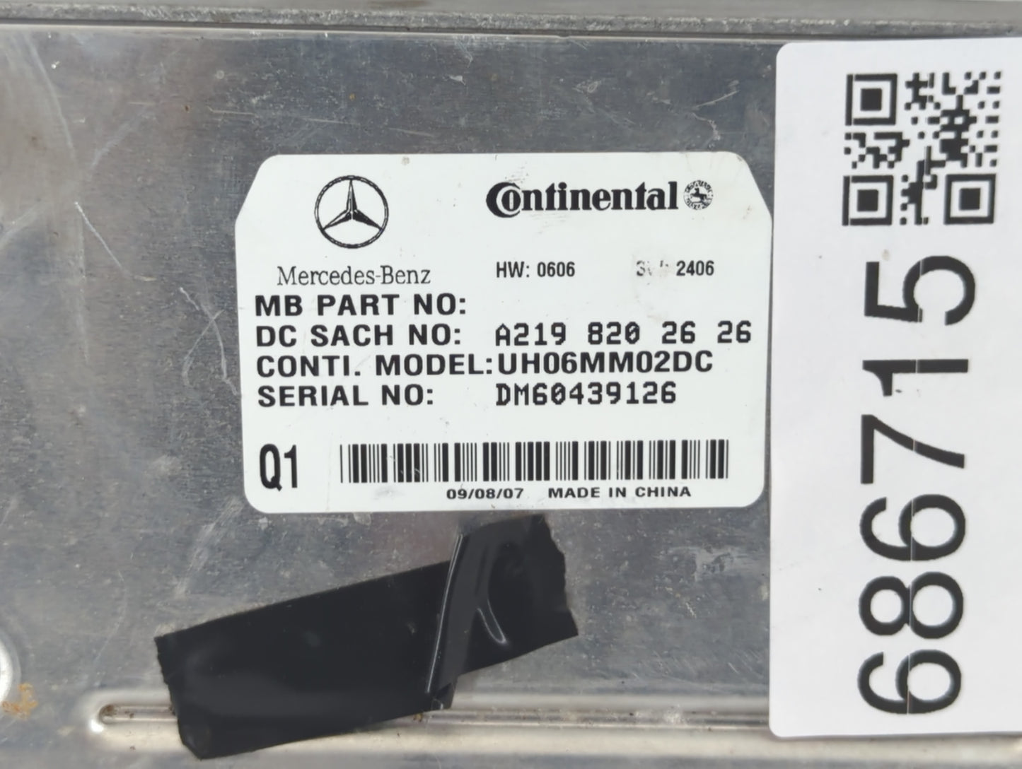 Mercedes-benz Ml250 Chassis Control Module Ccm Bcm Body Control - Oemusedautoparts1.com