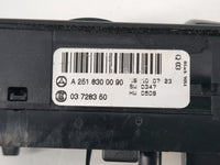 2007-2009 Mercedes-Benz Ml320 Master Power Window Switch Replacement Driver Side Left P/N:A 251 830 00 90 Fits OEM Used Auto