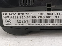 2006-2008 Mercedes-Benz Ml350 Climate Control Module Temperature AC/Heater Replacement P/N:A2518707389 A2518205189 Fits OEM 