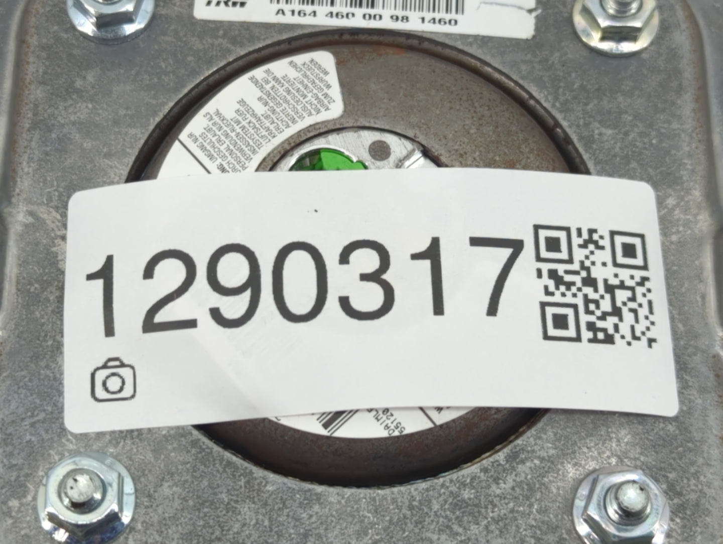 2006-2008 Mercedes-Benz R350 Air Bag Driver Left Steering Wheel Mounted P/N:A14 460 00 98 1460 Fits Fits 2006 2007 2008 2009