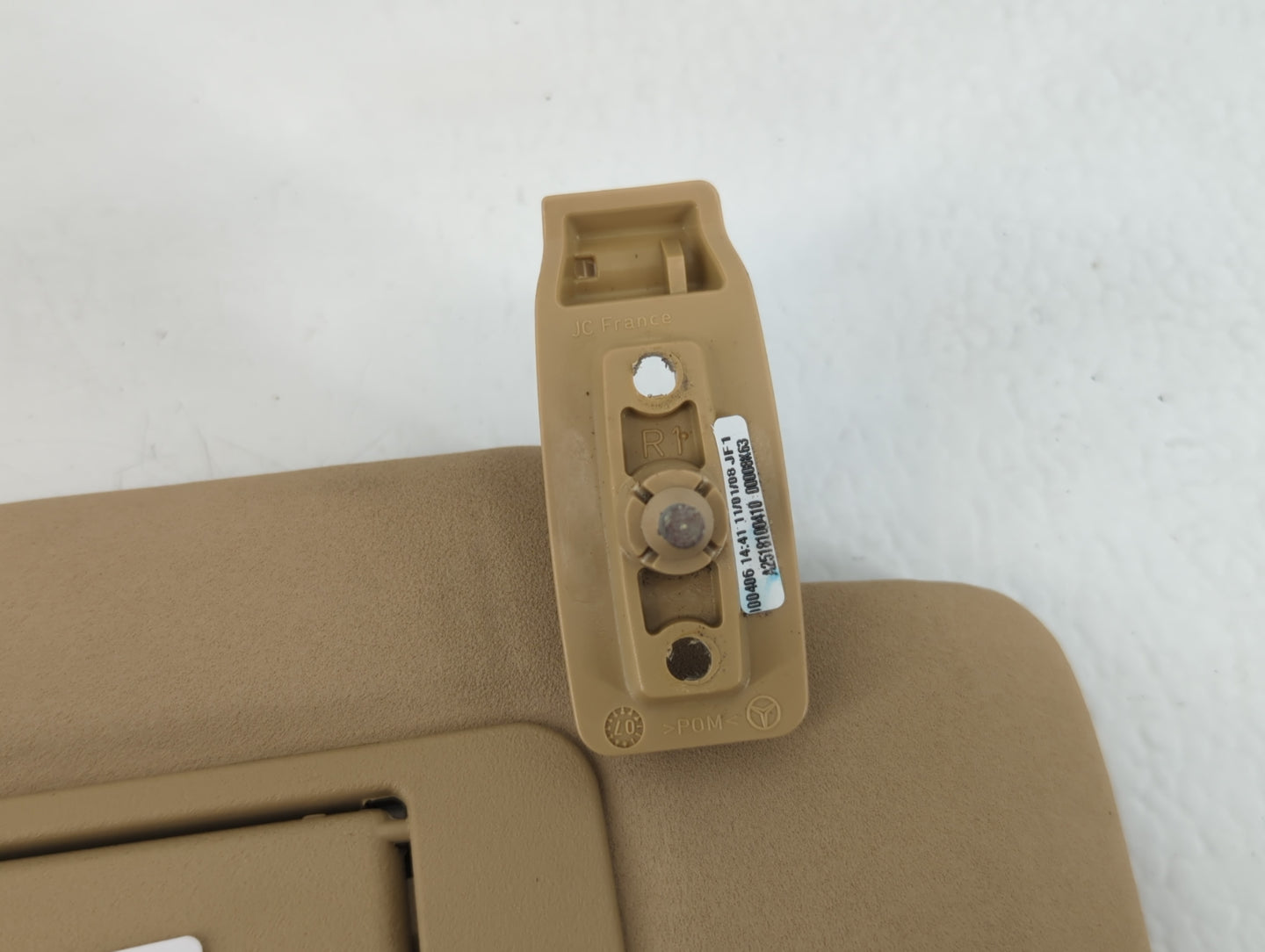2006-2008 Mercedes-Benz R350 Sun Visor Shade Replacement Driver Left Mirror Fits Fits 2006 2007 2008 OEM Used Auto Parts - O