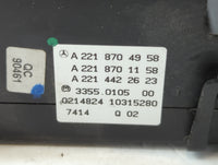 2008-2011 Mercedes-Benz S450 Climate Control Module Temperature AC/Heater Replacement P/N:A 221 442 26 58 A 221 870 11 58 Fi