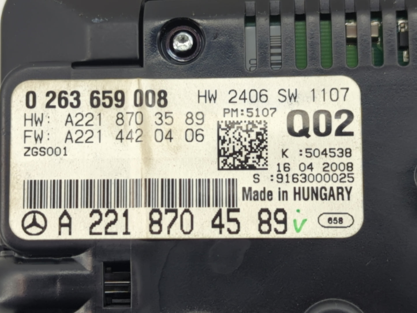 2007-2008 Mercedes-benz S550 Information Display Screen - Oemusedautoparts1.com