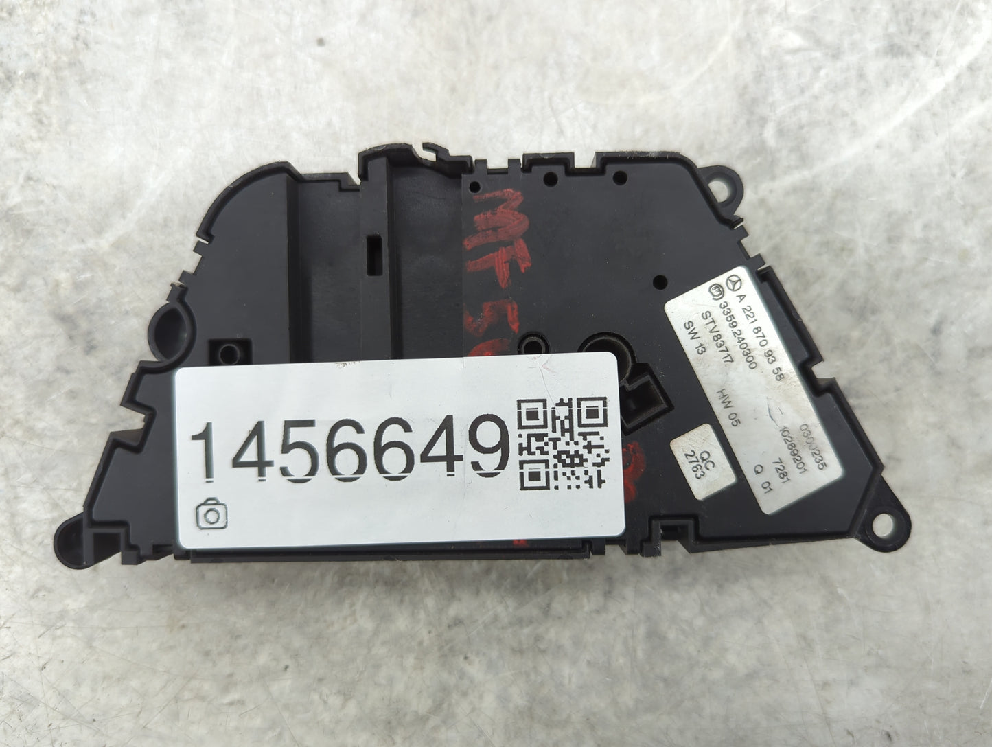 2008 Mercedes-benz S550 Passenger Right Seat Switch 1456649 - Oemusedautoparts1.com
