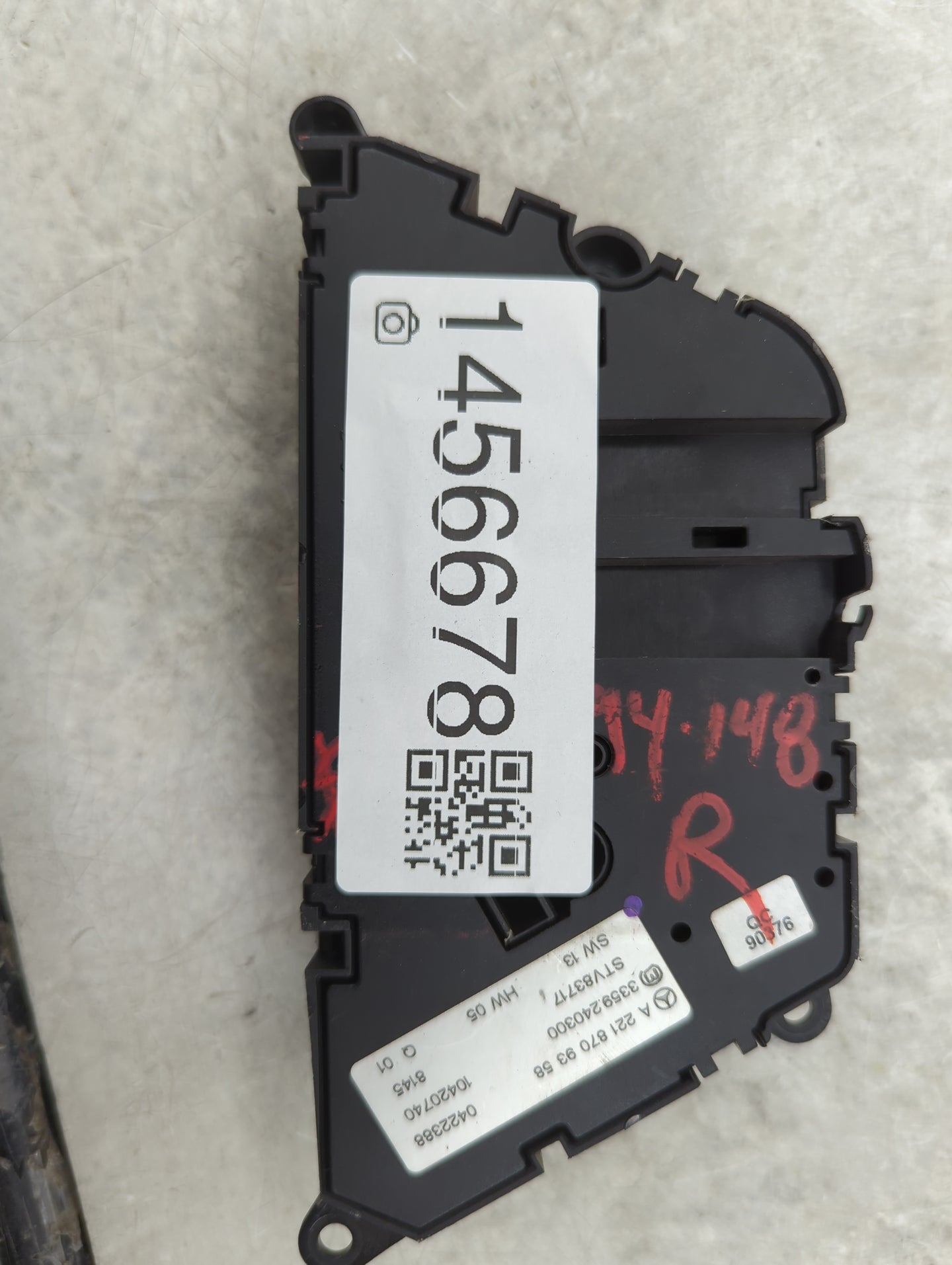 2008 Mercedes-benz S550 Passenger Right Seat Switch 1456678 - Oemusedautoparts1.com